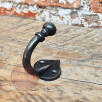 Ball End Coat Hook On Spearhead Backplate