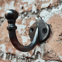 Ball End Coat Hook On Spearhead Backplate