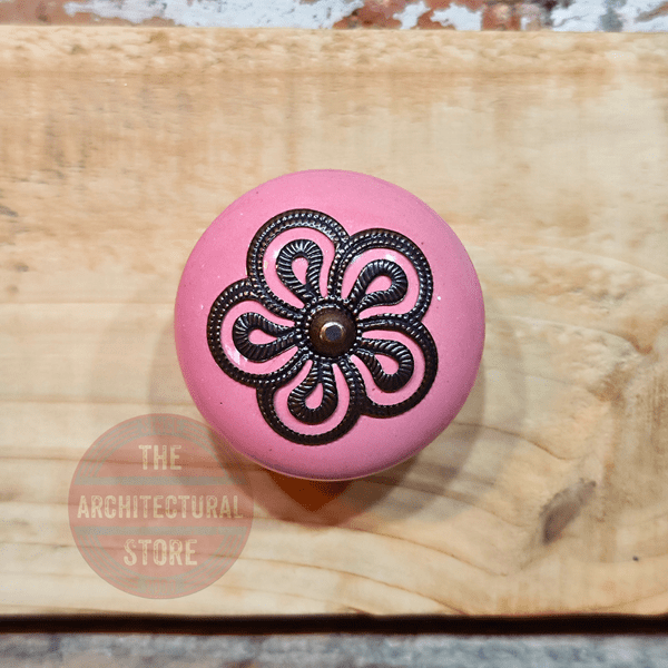 Barbie Pink Ceramic Cupboard Knob