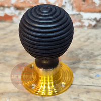 Beehive Door Knobs Ebonised