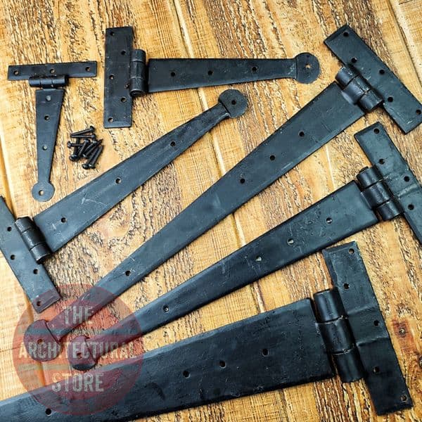 Beeswax Black Tee Hinges Door And Gate Hinge