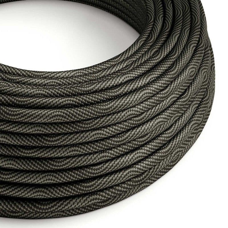 Black and Grey 3 Core Electrical Cable