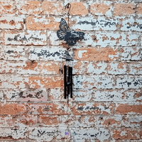 Black Butterfly Wind Chime