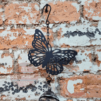 Black Butterfly Wind Chime
