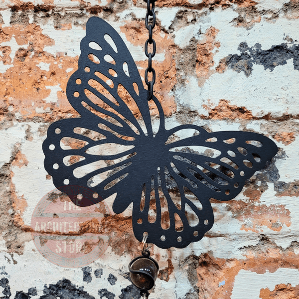 Black Butterfly Wind Chime