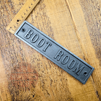 Boot Room Plaque