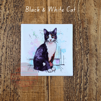 Ceramic Cat Coasters