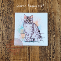 Ceramic Cat Coasters