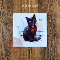 Ceramic Cat Coasters
