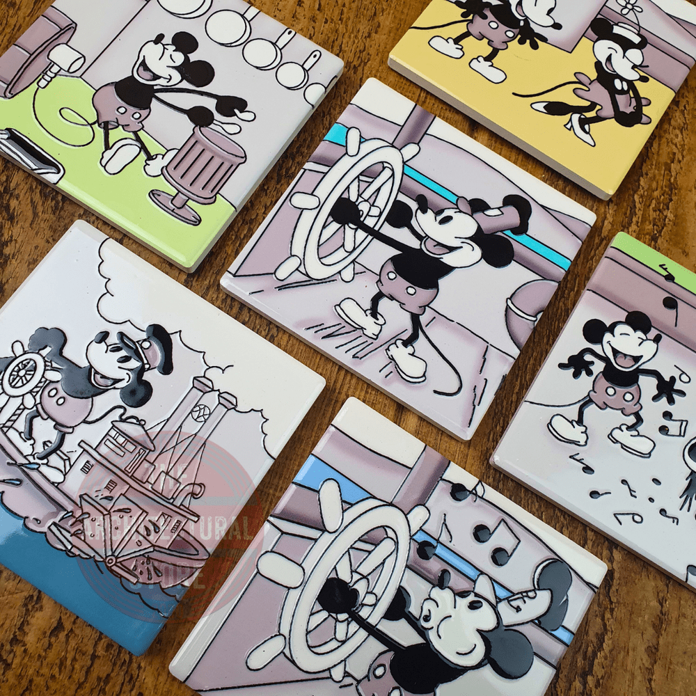 Ceramic Mickey Mouse Coasters