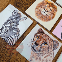 Ceramic Wildlife Coasters