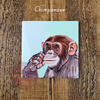 Ceramic Wildlife Coasters