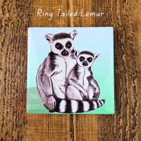 Ceramic Wildlife Coasters
