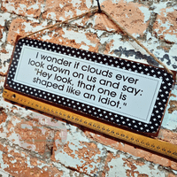 Clouds Nature Novelty Metal Sign