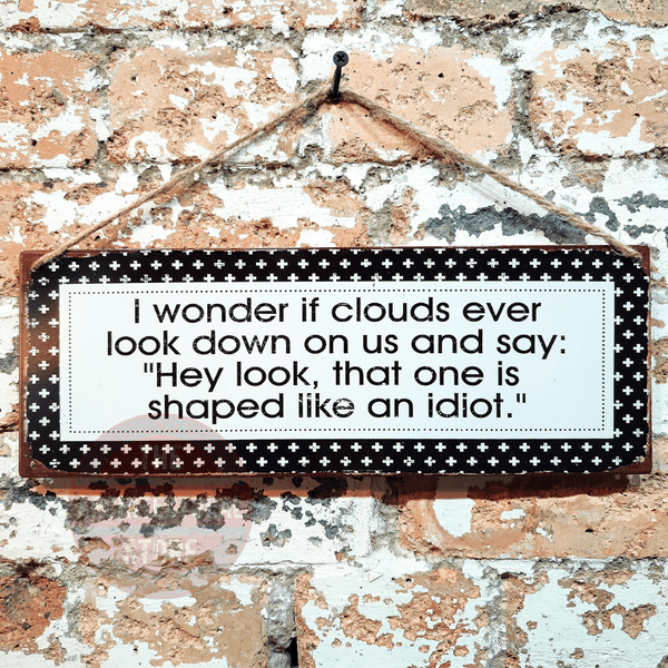 Clouds Nature Novelty Metal Sign