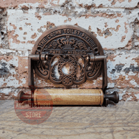 Crown Toilet Roll Holder Antique Copper