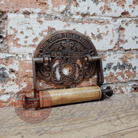 Crown Toilet Roll Holder Antique Copper