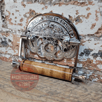 Crown Toilet Roll Holder Chrome