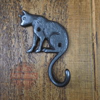 Curly Tail Cat Coat Hook