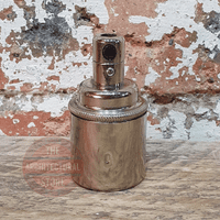 E27 Brass Lamp Holder Chrome