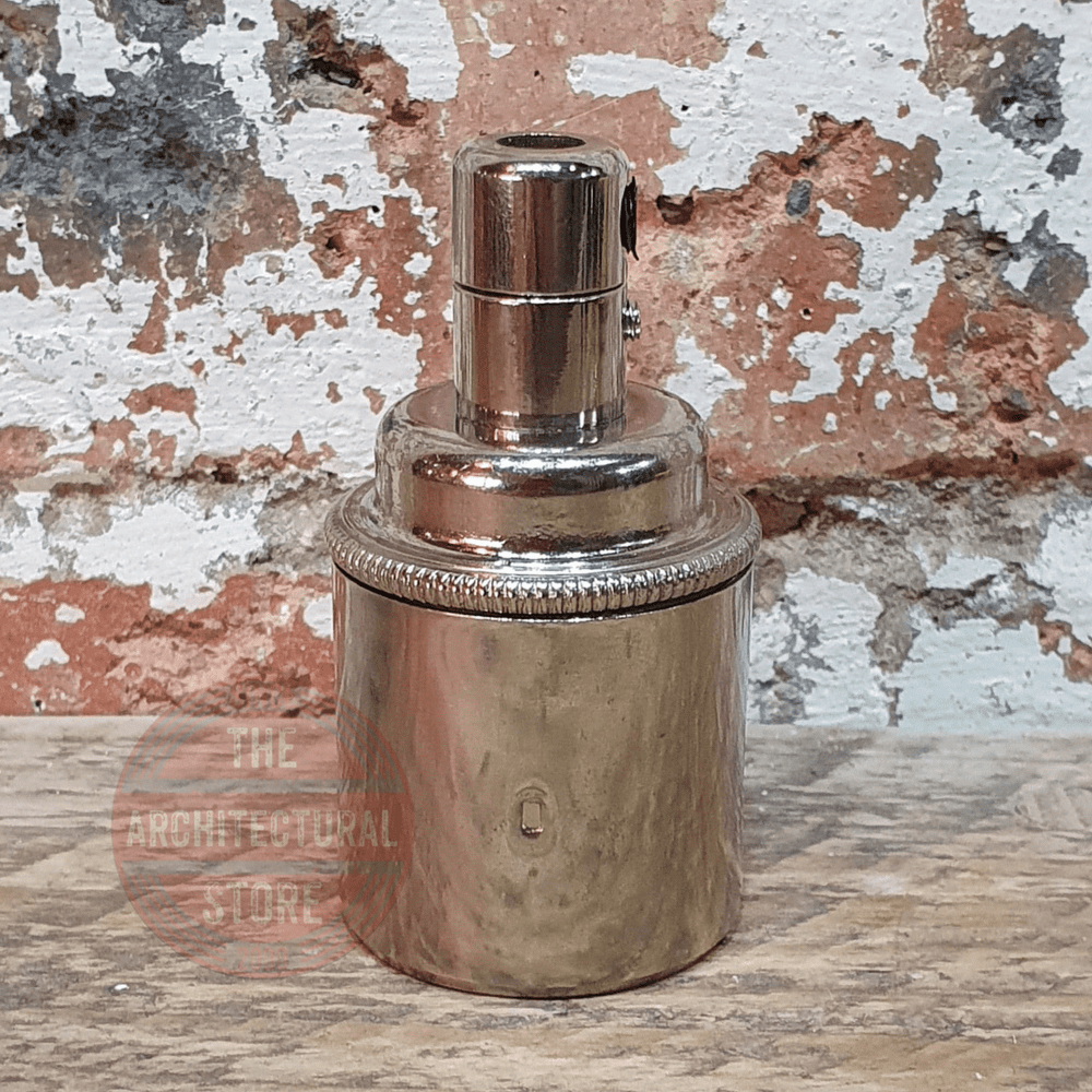 E27 Brass Lamp Holder Chrome
