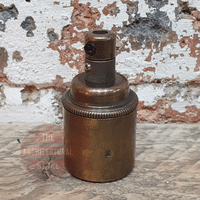 E27 Brass Lamp Holder Old English