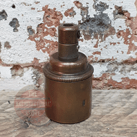 E27 Brass Lamp Holder Old English