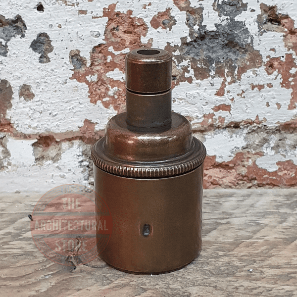 E27 Brass Lamp Holder Old English