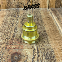 E27 Bulb Holders + 1 Shade Ring Brass, Antique Brass, Copper, Old English, Bronze, Nickel