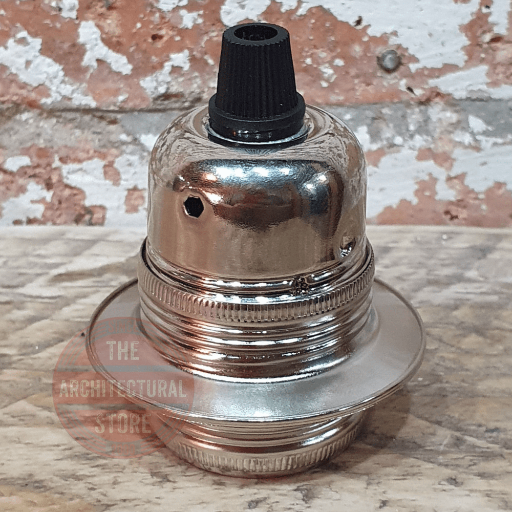 E27 Nickel Bulb Holder