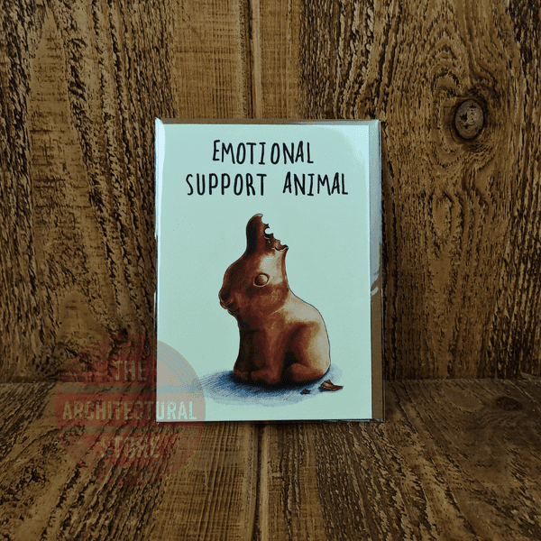 Emotional Support Animal Birthday / Greetings Cards