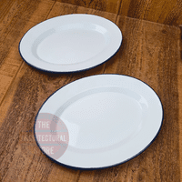 Enamel Serving Platter