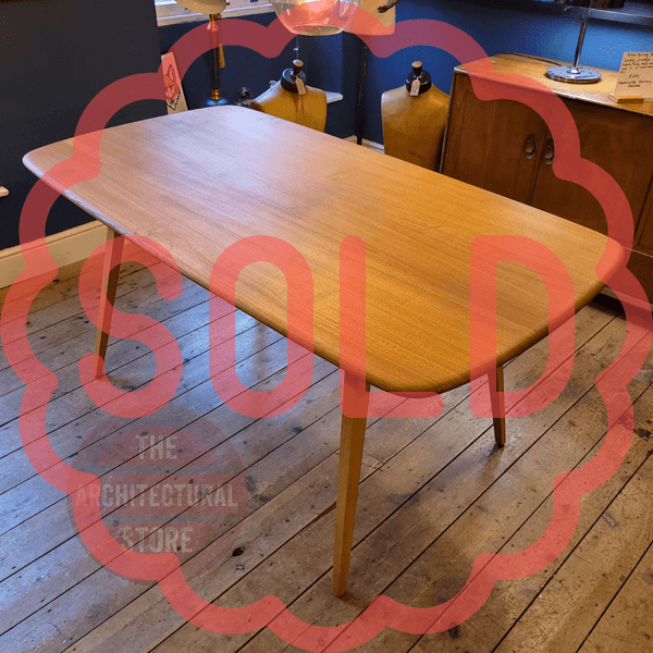 Ercol Dining Table On Natural Wooden Legs