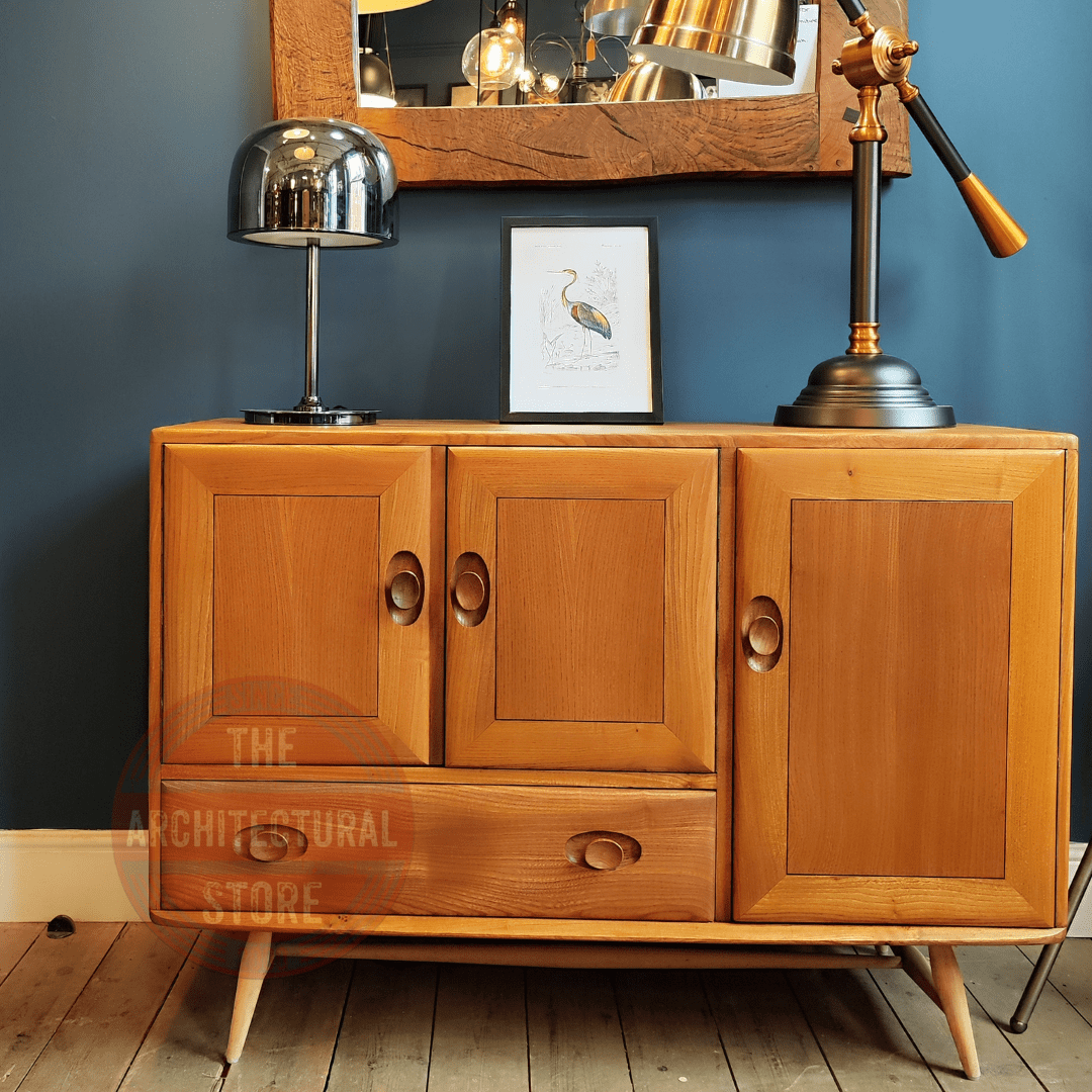 Ercol Sideboard On Original Wooden Legs