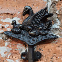 Family Of Swans Coat Hook