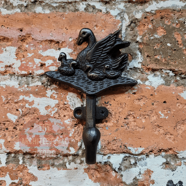 Family Of Swans Coat Hook