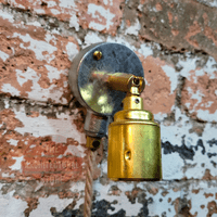 Galvanised Industrial Swivel Wall Light E27