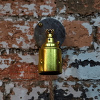 Galvanised Industrial Swivel Wall Light E27
