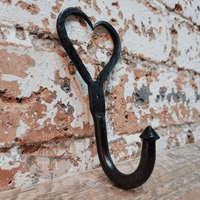 Hand Forged Heart Hook