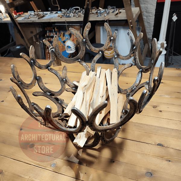 Handmade Horse Shoe Fire Pit Bowl