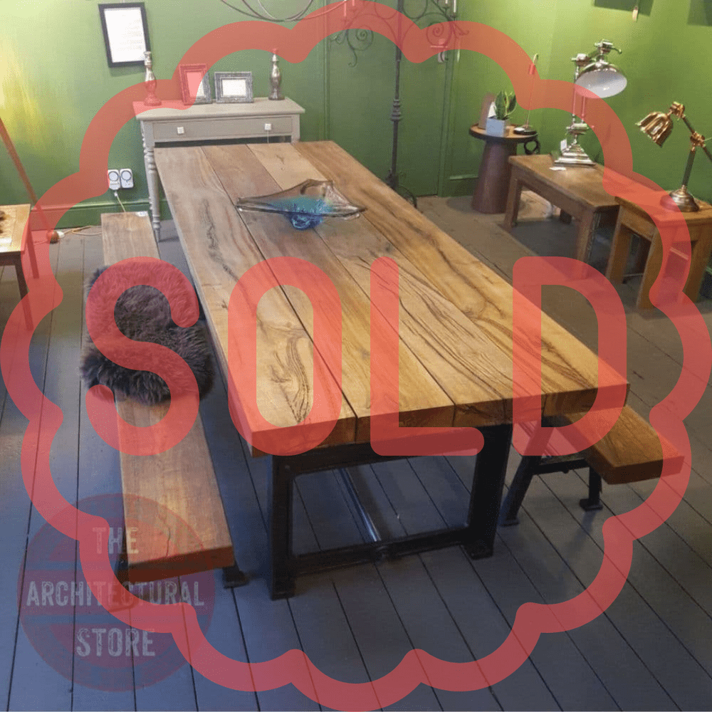 Heavy Duty Industrial Table & Bench Set