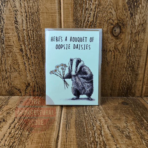 Here's A Bouquet Of Oopsie Daisies Birthday / Greetings Cards