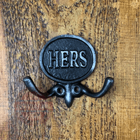His & Hers Coat Hooks