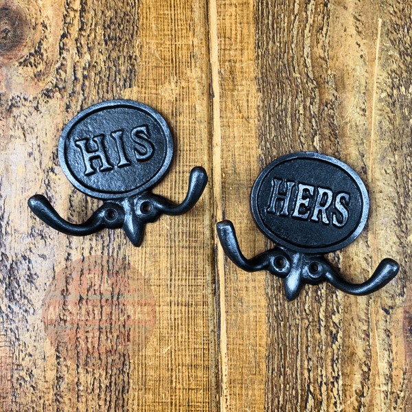 His & Hers Coat Hooks