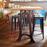Industrial Style Bar Table