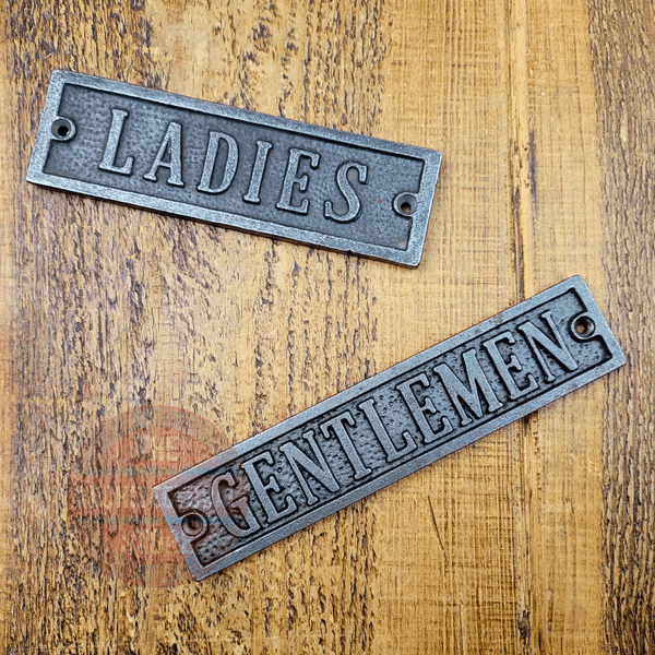 Ladies & Gentlemen Toilet Plaques