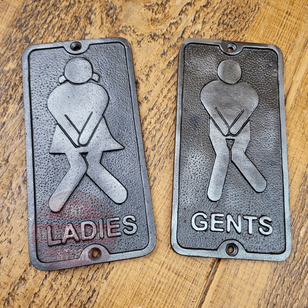 Ladies & Gents Toilet Symbol Plaques