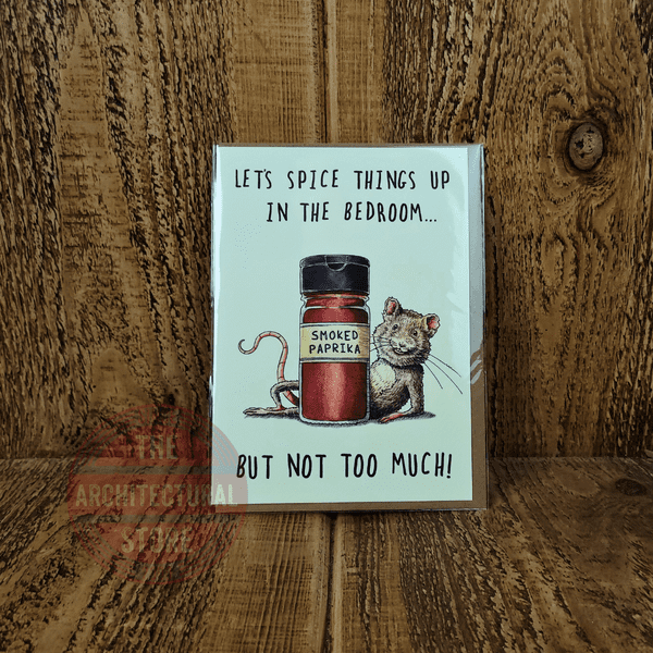 Let's Spice Things Up In The Bedroom... Birthday / Greetings Cards