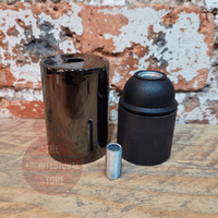 M10 Cylindrical Bronze  E27 Bulb Holder