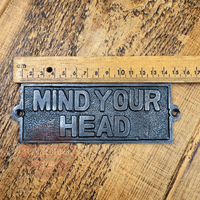 Mind Your Head Plaque